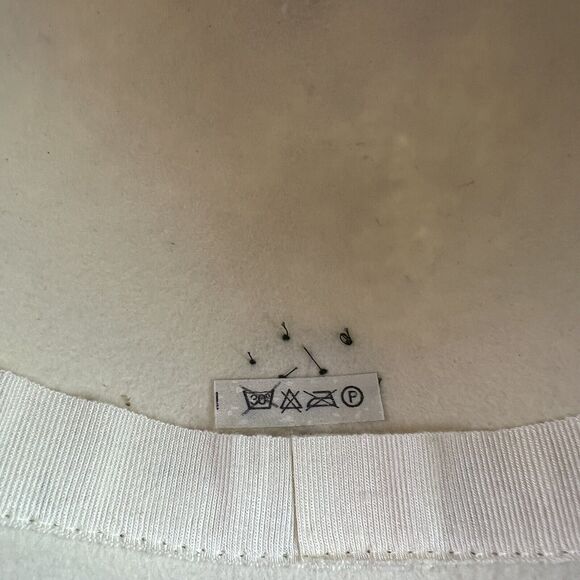 Vintage Authentic Austrian Woolfelt Cream Triple Green Braid Feather Women’s Hat - Picture 5 of 7